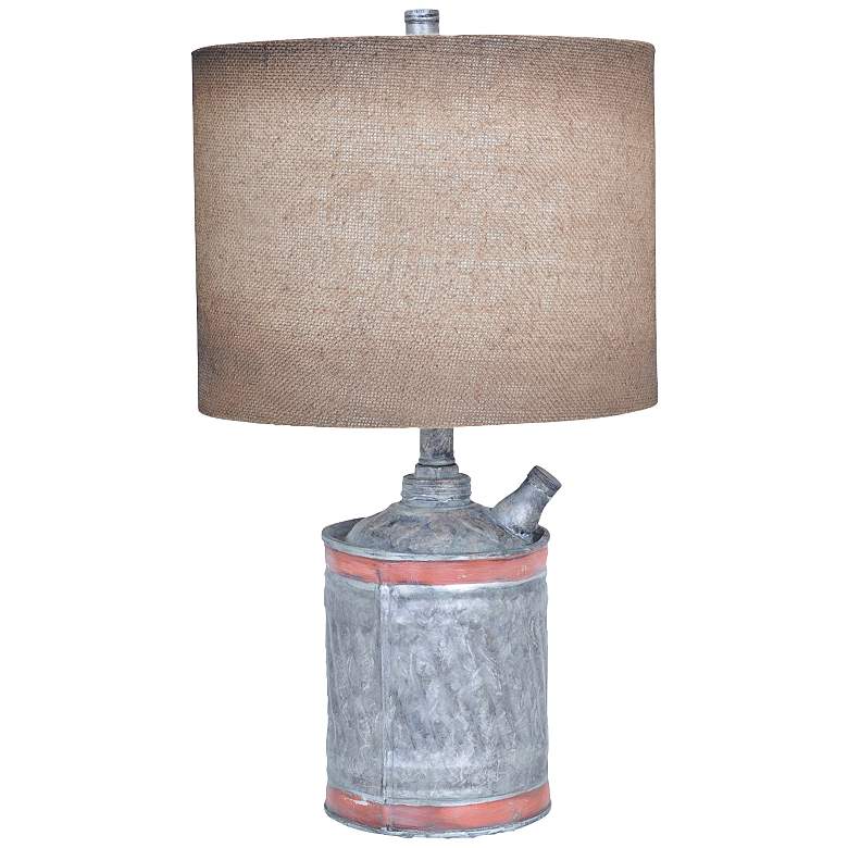 Image 1 Crestview Collection Filler Up Antique Can Table Lamp