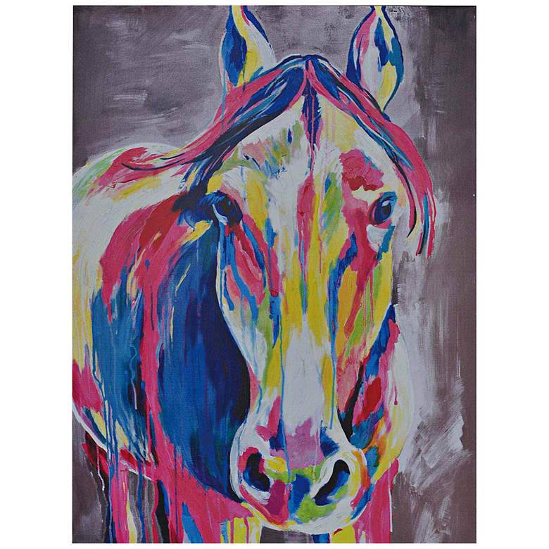 Image 1 Crestview Collection Flash 40" High Canvas Wall Art