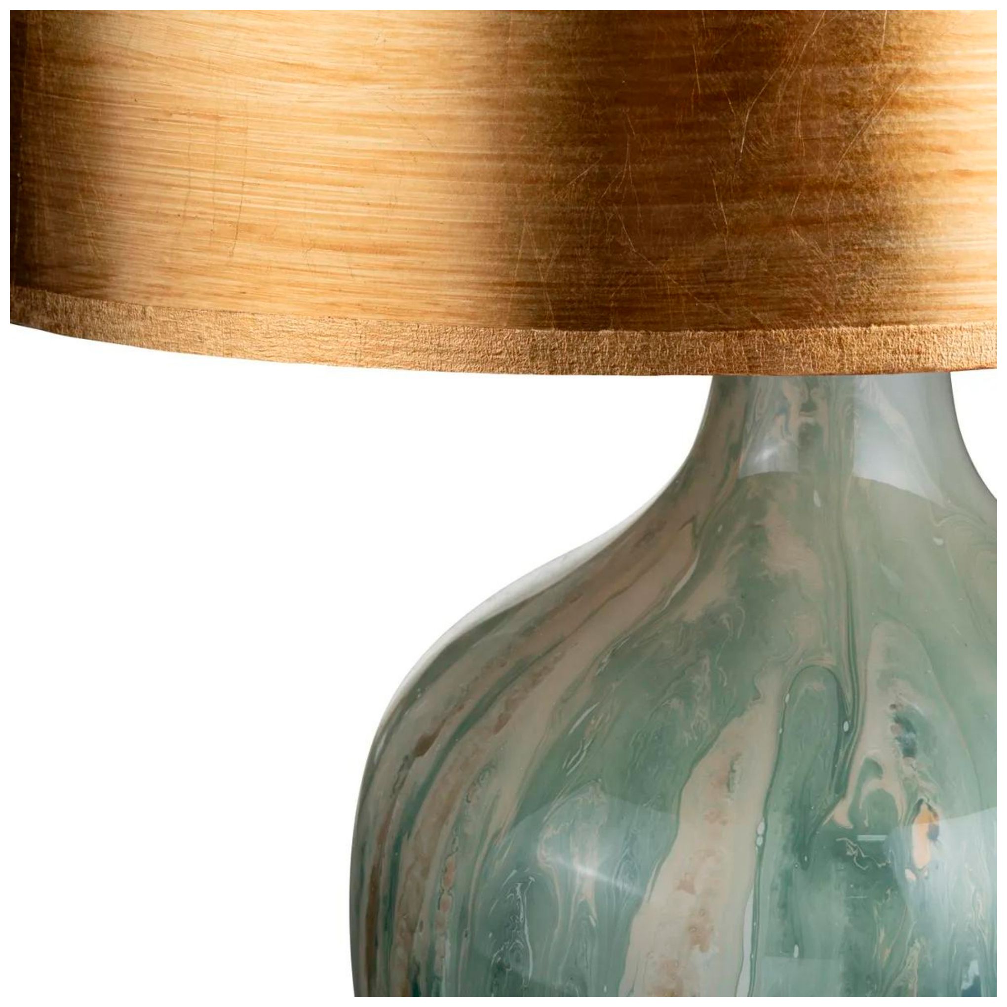 Image 4 Crestview Collection Fleur 27 1/2" Bottle Glass and Crystal Table Lamp more views