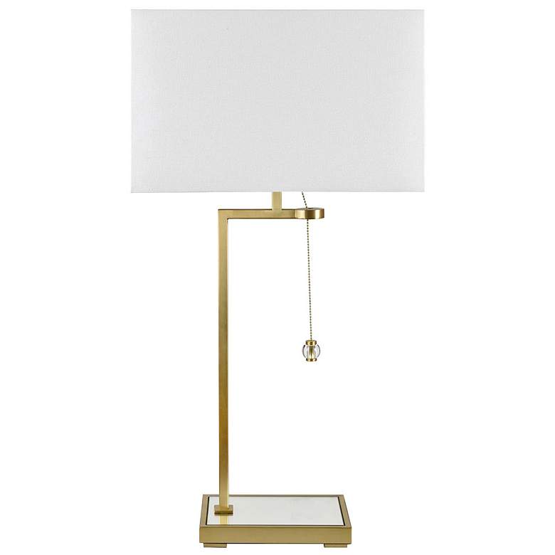 Image 1 Crestview Collection Forbes Metal and Crystal Table Lamp
