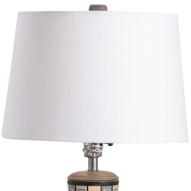 Image 4 Crestview Collection Fresno Hand-Painted Ceramic Table Lamp more views