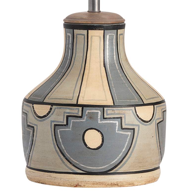 Image 5 Crestview Collection Fresno Hand-Painted Ceramic Table Lamp more views