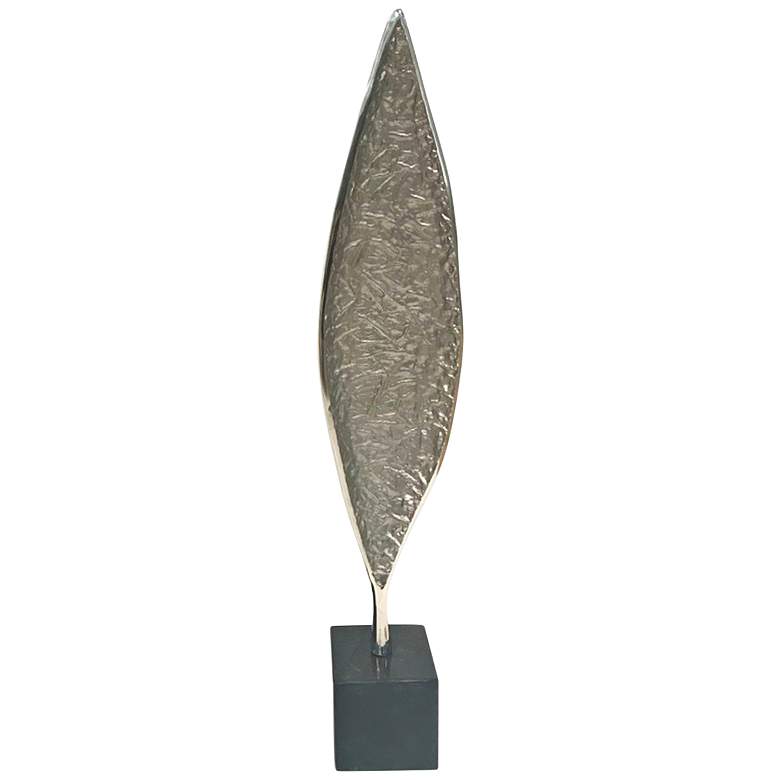 Image 1 Crestview Collection Fulton Nickel 32" High Modern Sculpture