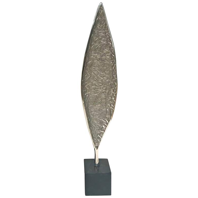 Image 1 Crestview Collection Fulton Nickel 32 inch High Modern Sculpture