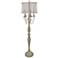 Crestview Collection Gabby French White 5-Light Floor Lamp