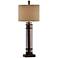 Crestview Collection Garson Wood and Metal Table Lamp