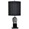 Crestview Collection Glass Black Skull Table Lamp
