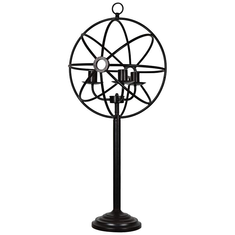 Image 1 Crestview Collection Global 36 1/2" Bronze Metal Orb Table Lamp