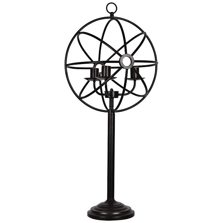 Image 1 Crestview Collection Global Oiled Bronze Metal Table Lamp