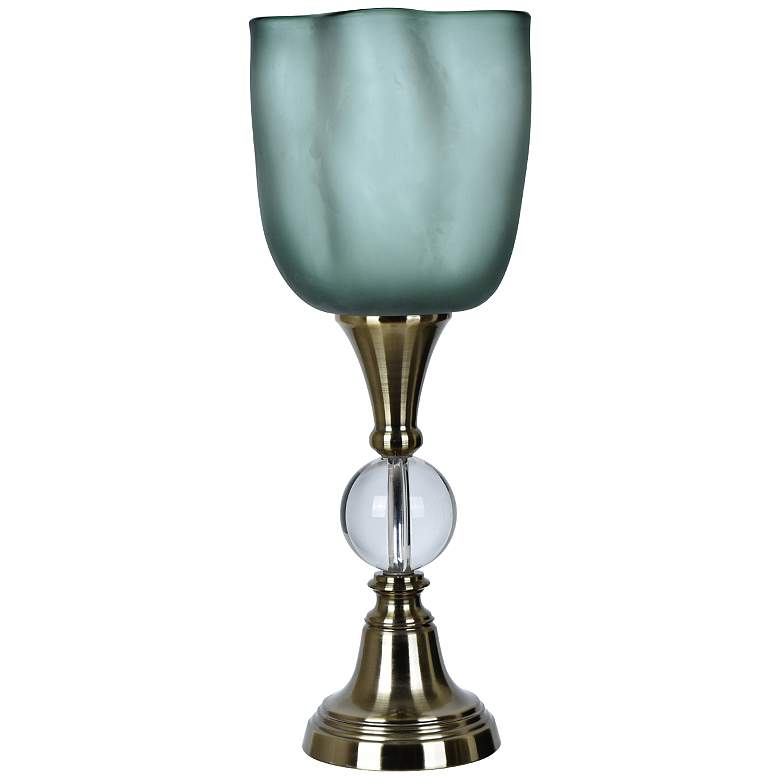 Image 1 Crestview Collection Glow Brushed Nickel Uplight Accent Lamp