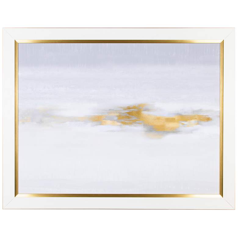 Image 1 Crestview Collection Gold Divide 46 inch Wide Framed Wall Art