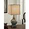 Crestview Collection Grayson Rustic Blue Accent Lamp