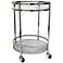 Crestview Collection Hadley 19" Wide Marble Bar Cart