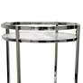 Crestview Collection Hadley 19" Wide Marble Bar Cart