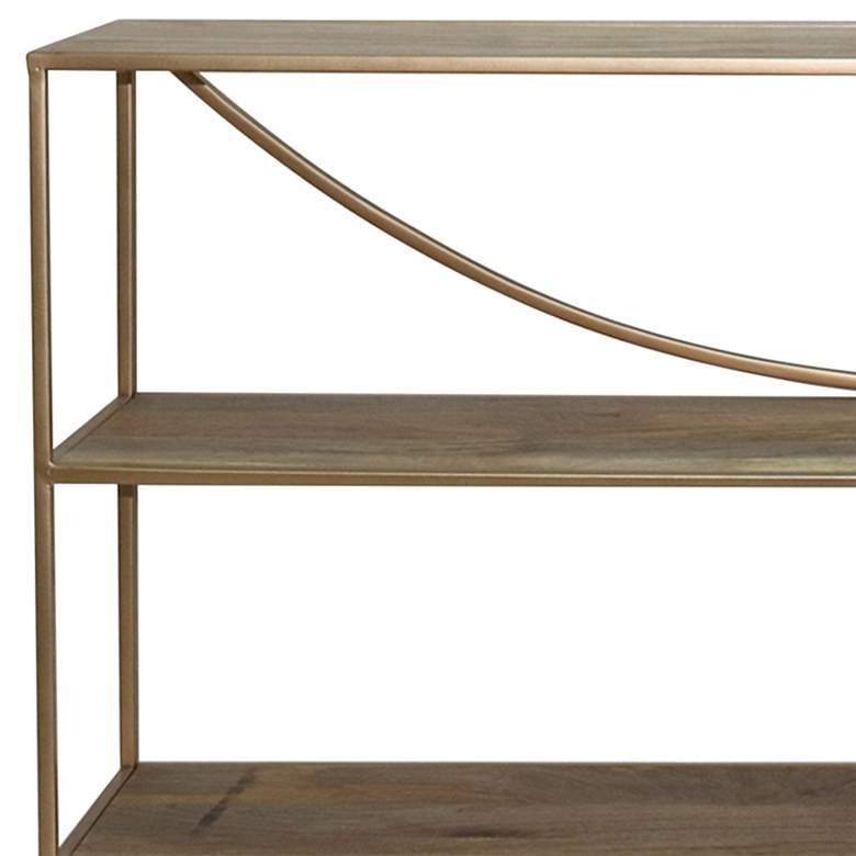 Image 2 Crestview Collection Hammond 52 inchW Mango Wood Console Table  more views