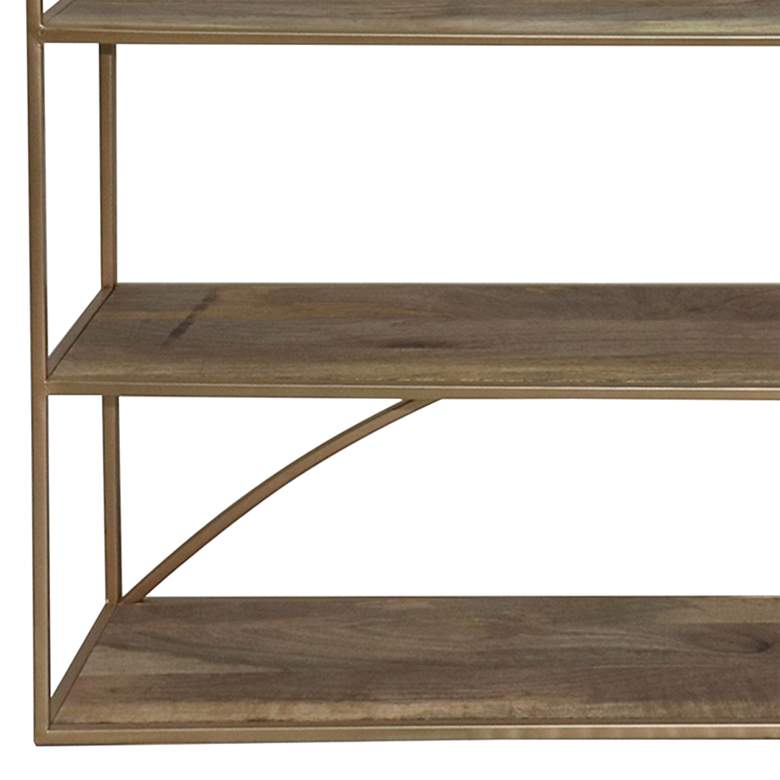 Image 3 Crestview Collection Hammond 52 inchW Mango Wood Console Table  more views