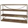 Crestview Collection Hammond 52"W Mango Wood Console Table 