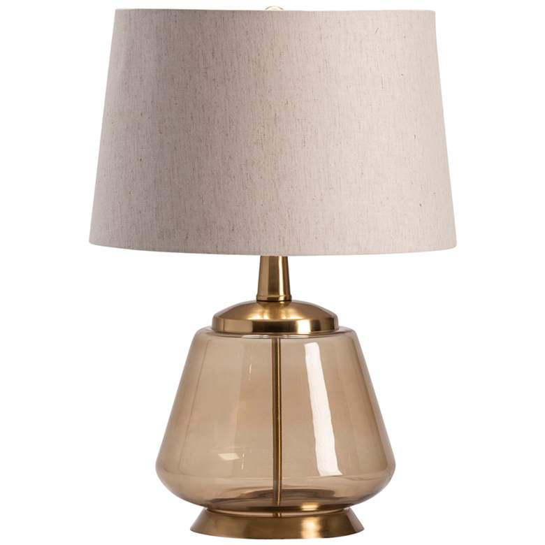 Image 1 Crestview Collection Hammond Gold Glass Table Lamp