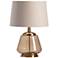 Crestview Collection Hammond Gold Glass Table Lamp