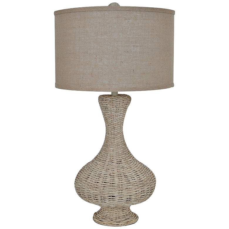 Image 1 Crestview Collection Hannah Rattan Table Lamp