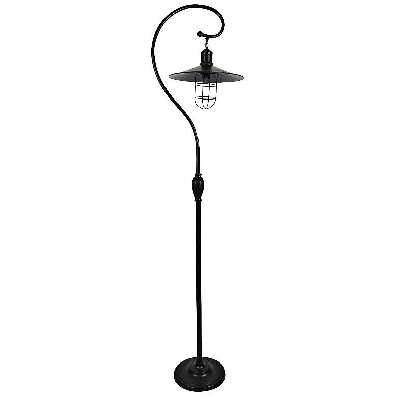 Image 1 Crestview Collection Harbor 74 inch High Rustic Industrial Floor Lamp