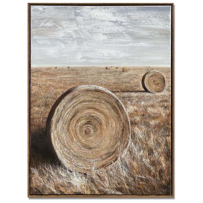 Image 1 Crestview Collection Hay Day Framed Canvas Painting 