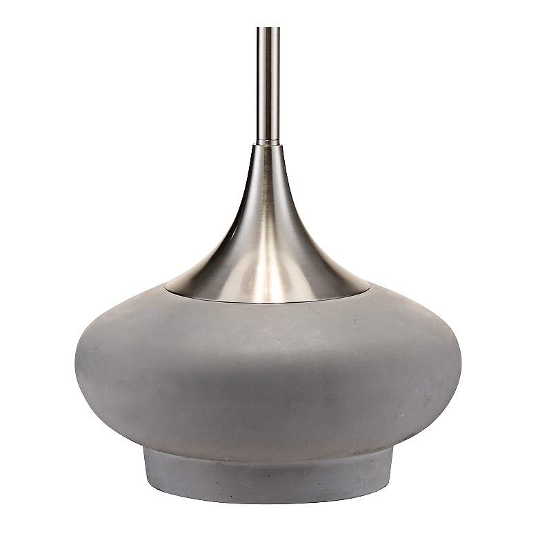 Image 3 Crestview Collection Hayden 32" High Textured Concrete Table Lamp more views