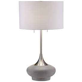 Image1 of Crestview Collection Hayden Textured Concrete Table Lamp