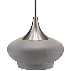 Image3 of Crestview Collection Hayden Textured Concrete Table Lamp more views