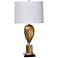 Crestview Collection Hayman Gold Leaf Table Lamp