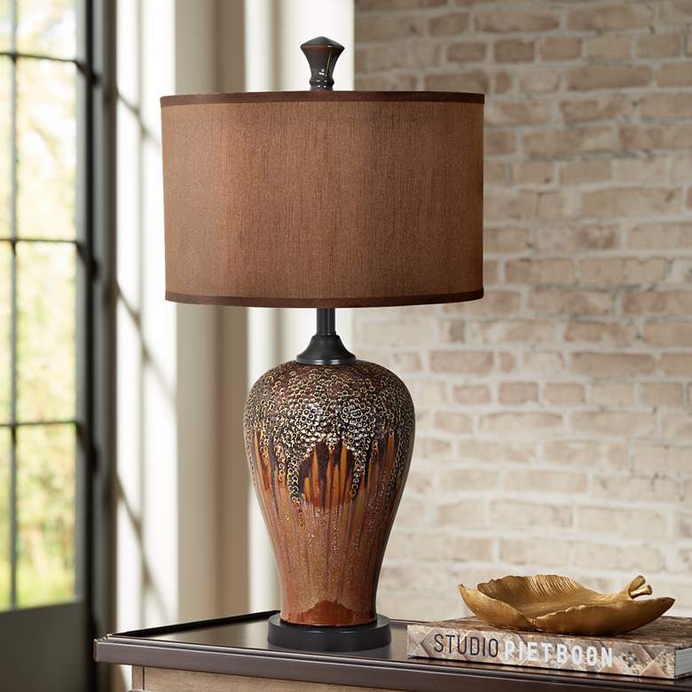 Image 1 Crestview Collection Hera Metallic Ultra-Gloss Table Lamp