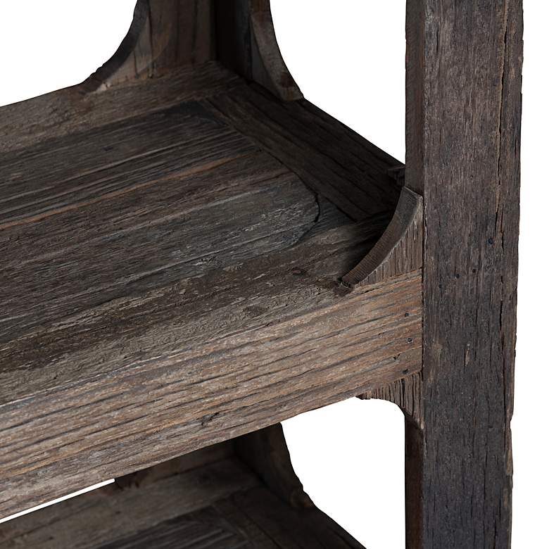 Image 3 Crestview Collection Hickory Ridge 80"W Wood Console Table more views