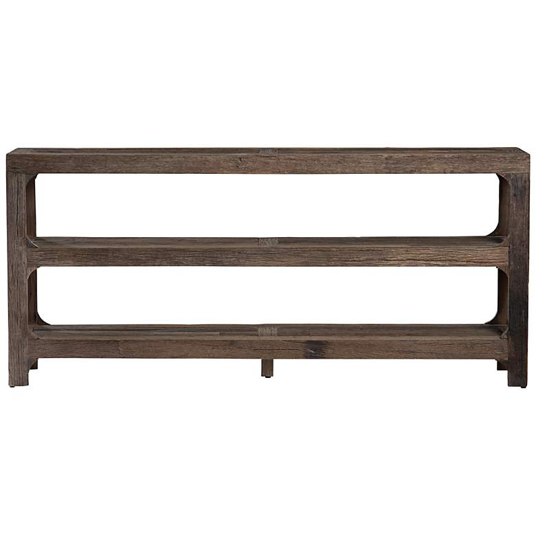 Image 4 Crestview Collection Hickory Ridge 80"W Wood Console Table more views