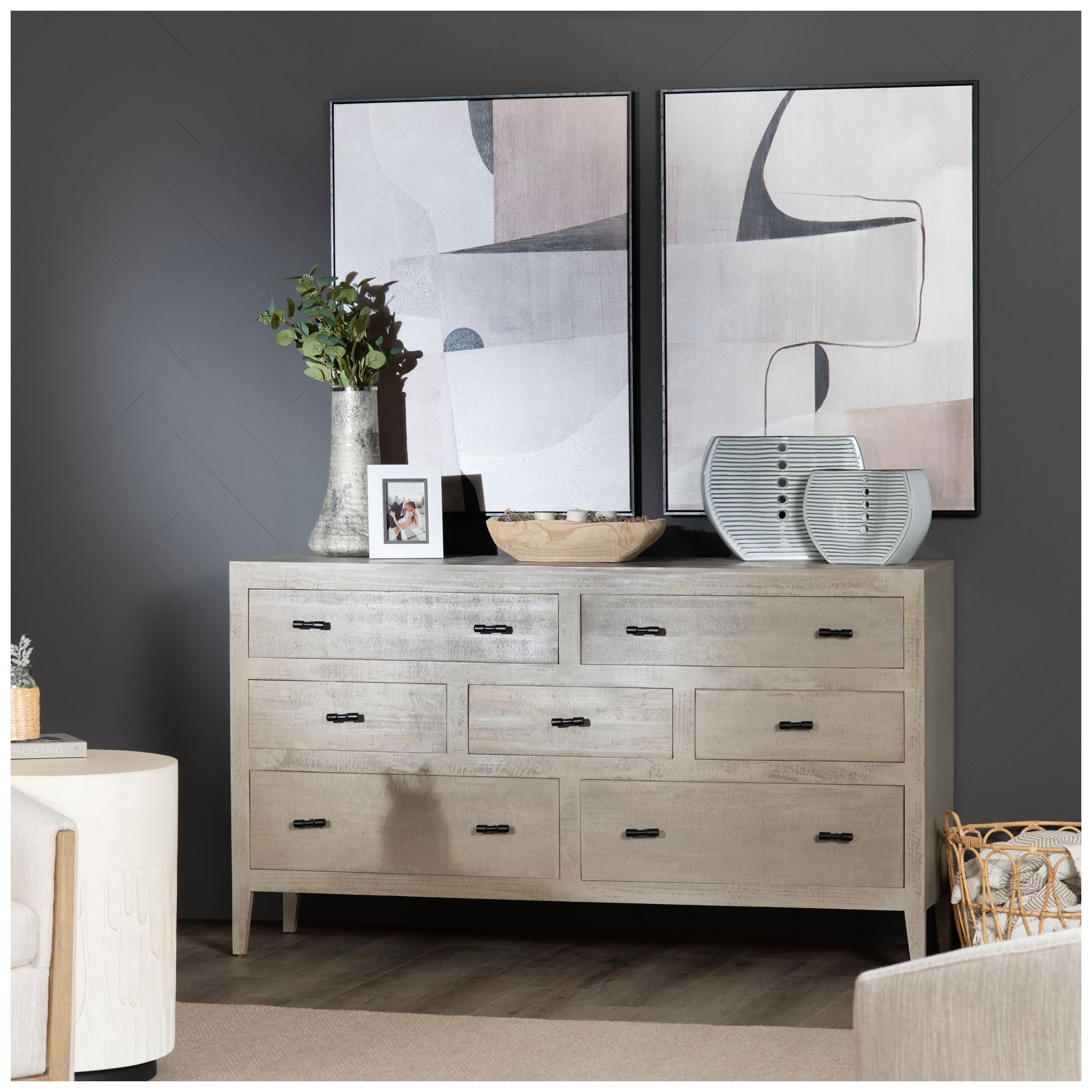 Image 3 Crestview Collection Houston Wooden Chest more views