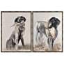 Crestview Collection "Duck Dogs" Framed Canvas