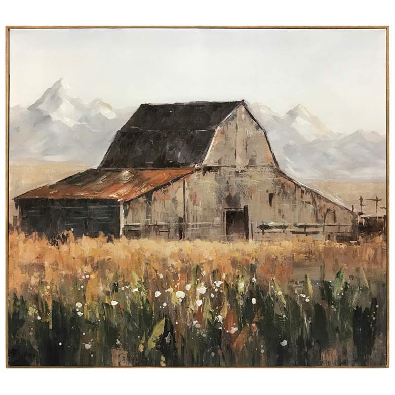 Image 1 Crestview Collection "Montana Skies" Framed Canvas