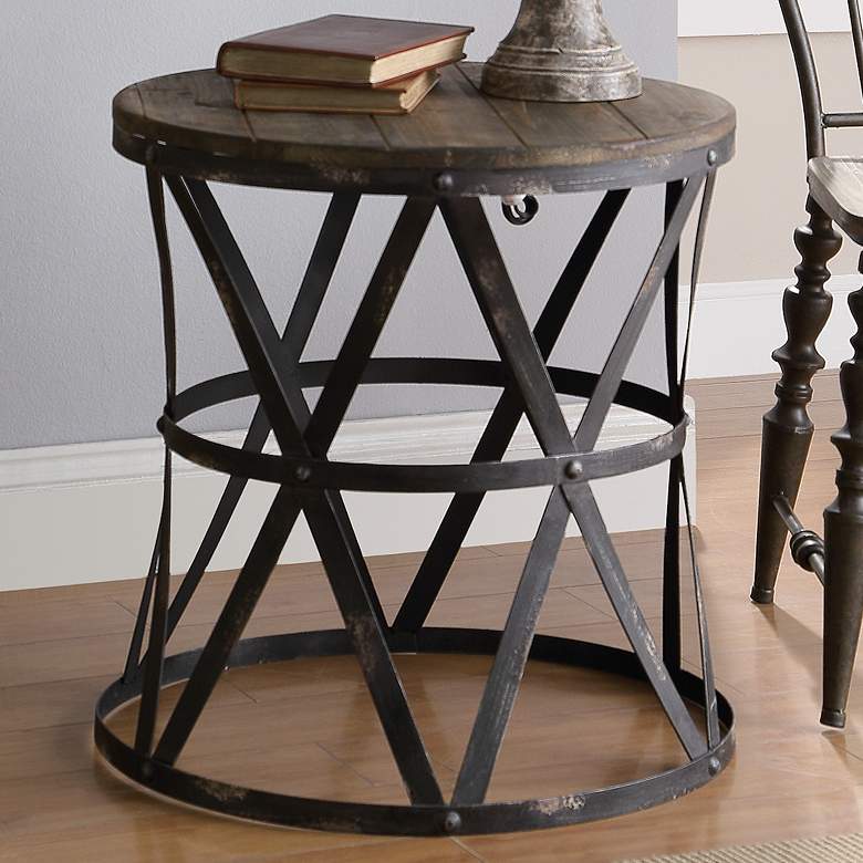 Image 1 Crestview Collection Industrial Side Table