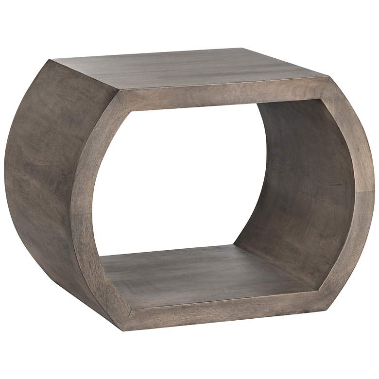 Image 2 Crestview Collection Infinity 28" Wide Gray End Table