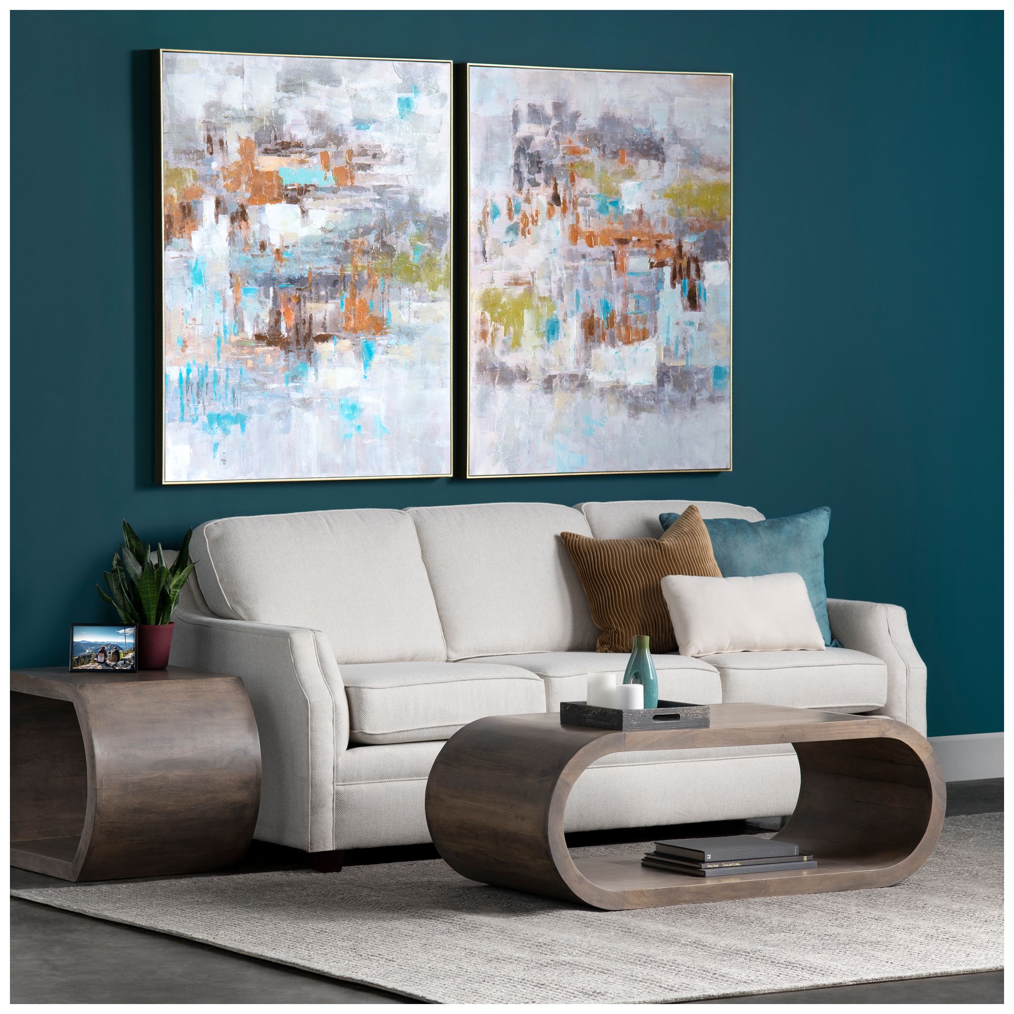 Image 4 Crestview Collection Infinity Grey Cocktail Table more views