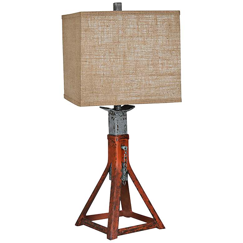 Image 1 Crestview Collection Jackstay Rustic Red Table Lamp