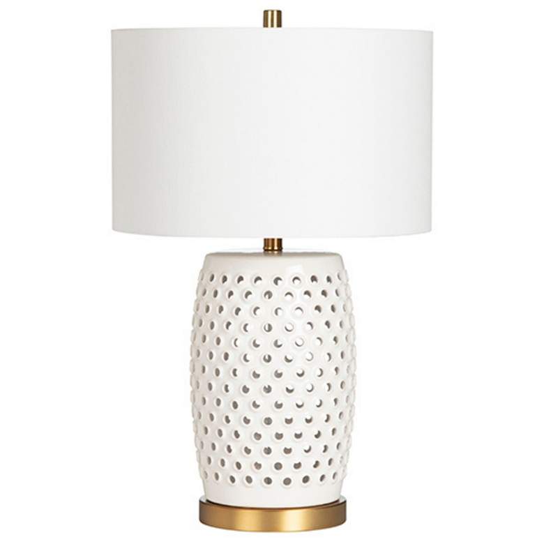 Image 1 Crestview Collection Jameson 27 1/4" Ceramic Night Light Table Lamp
