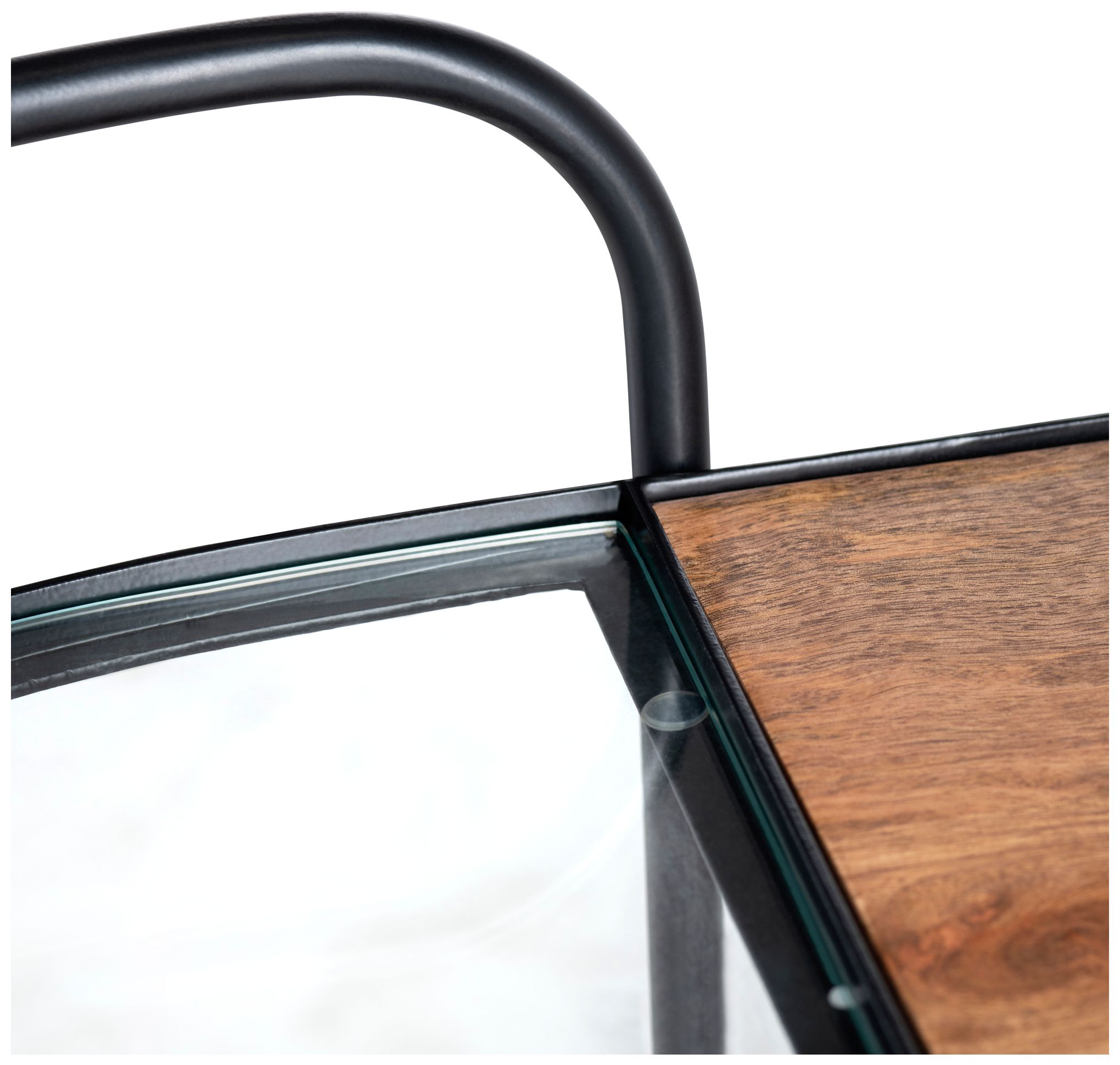 Image 3 Crestview Collection Jaxon Wood and Metal Bar Cart more views