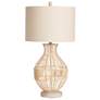 Crestview Collection Jayce Rattan Table Lamp