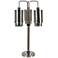 Crestview Collection Jett Brushed Stainless Desk Lamp