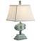 Crestview Collection Kaleen Antique Blue Table Lamp