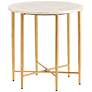 1_Crestview Collection Katherine 24" Wide Gold Accent Table