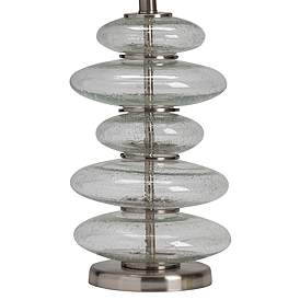 Image5 of Crestview Collection Keller Stacked Bubble Glass Table Lamp more views