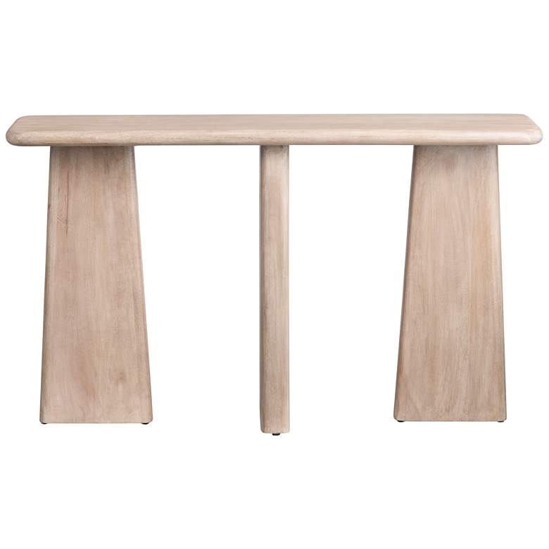 Image 1 Crestview Collection Kenwood 55" Wide Modern Wood Console Table