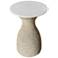Crestview Collection Key Largo Wooden Round Accent Table
