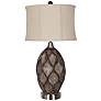 Crestview Collection Kimball 34"  Carved Wood Table Lamp